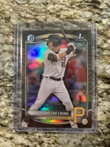 2025 Bowman Chrome Tsung-Che Cheng 1st Reptilian Refractor Pirates #BCP-95 - Picture 1 of 2