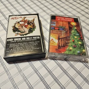 Cassette Tapes- Kenny Rogers &Dolly Parton One Upon A Christmas /Classic Sounds - Picture 1 of 4