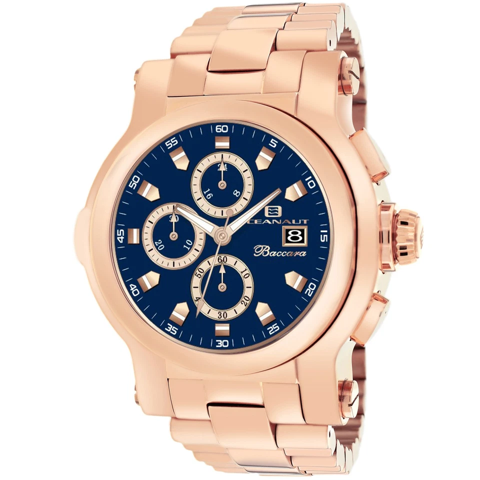 Reloj Oceanaut Baccara XL esfera azul marino para hombre - OC0826 Foto 1 de 1