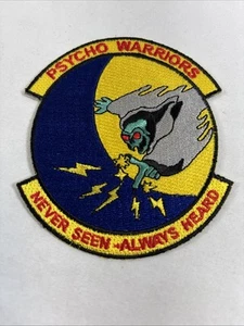 USAF 193rd Special Operations Squadron Patch Psycho Warriors - Picture 1 of 3
