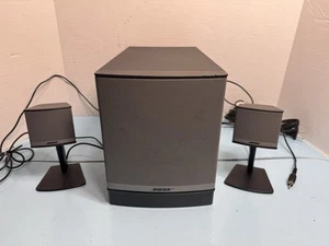 Bose Companion 3 Series II Multimedia Computer Speaker System Graphite Tested - Photo 1/12