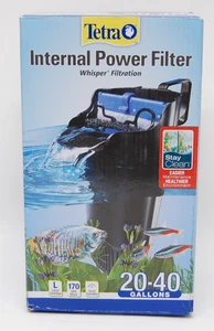 Tetra Whisper Quiet In Tank Aquarium Water Filter Large 170 GPH 20-40 Gallons - Picture 1 of 3