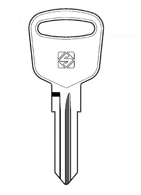 Classic Car key - FORD, ASTON MARTIN (Silca FO10) - Uncut Key Blank - Image 1 of 1
