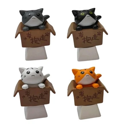 Handmade Lovely Kitten Game Keycap Mechanical Keyboards Accessory keycaps 1PC - Image 1 of 4