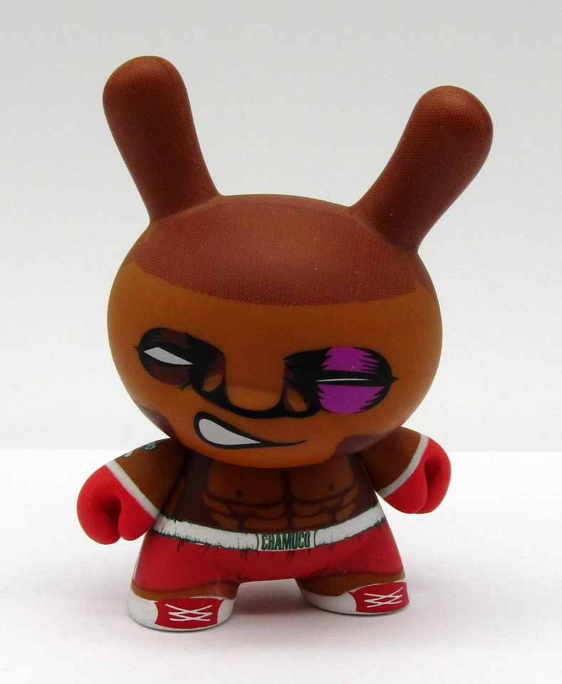 KidRobot Dunny 2011 Azteca Serie 2 Chamuco Boxer 3" de Tepito Luis Mata Foto 1 de 4