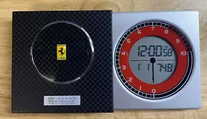 Ferrari Oregon Scientific Desk Clock Alarm FST301-R - Picture 1 of 4