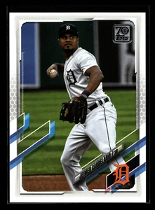 2021 TOPPS SERIES 1 #217 JEIMER CANDELARIO ADVANCED STAT PARALLEL /300 - Picture 1 of 2