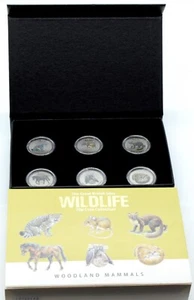 Coin Brilliant Uncirculated Great British Isles Wildlife WOODLAND MAMMALS 1 2021 - Picture 1 of 3