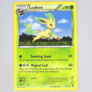 Leafeon 7/111 Pugni Furiosi Regolare Rara Carta Pokemon TCG Inglese LP - Foto 1 di 2