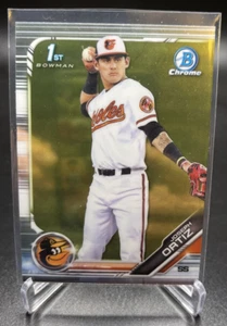 2019 Bowman Draft Joseph Joey Ortiz 1st Chrome Prospect RC Orioles QUANTITY AVAL - Picture 1 of 2