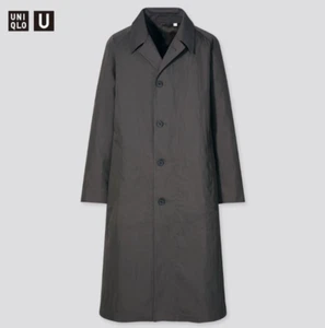 UNIQLO U Oversized Single Breasted Coat Men Dark Gray XS S M L XL XXL Japan 2024 - Picture 1 of 4