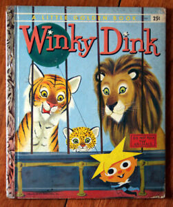 WINKY DINK Vintage Little Golden Book 1956 "A" First Edition #266 Richard Scarry
