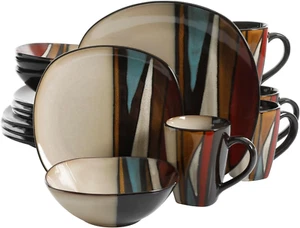 Althea 16-teiliges Reactive Glaze Geschirr, Mehrfarbig -, Service für 4 (16 Teile), - Bild 1 von 7
