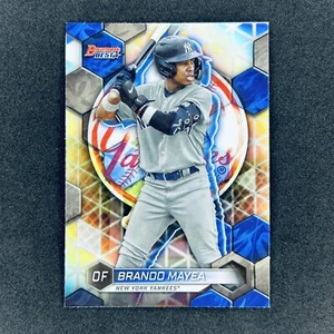 BRANDO MAYEA 2023 Bowman's Best REFRACTOR #TP-16 NEW YORK YANKEES MINT - Picture 1 of 2