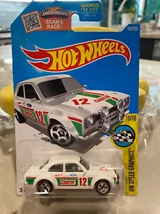 2016 Hot Wheels 185 Hw Velocità Immagini 10/3m70 Ford Scorta RS1600 Bianco - Foto 1 di 1