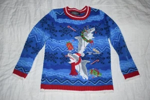 33 Degrees Chirstmas Sweater Kids Size 7 - Picture 1 of 3