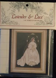 Lavender & Lace "I Thee Wed" cross stitch pattern Never opened - Picture 1 of 2