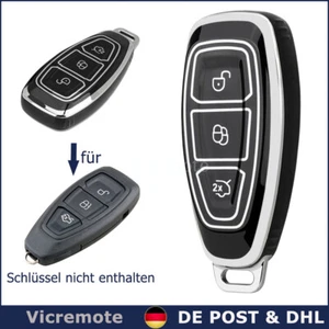Schlüssel Hülle für Ford Focus Fiesta Mondeo Kuga B-Max Schutz Cover 3 Tasten - Bild 1 von 11