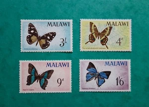 Stamp MALAWI 1966. SG#247/250. Butterflies. MNH OG*** VF. #OA53 - Picture 1 of 2