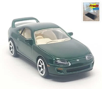 Majorette Toyota Supra JZA80 - Verde Oscuro - Serie Japón 1:60 3" sin Paquete Foto 1 de 4
