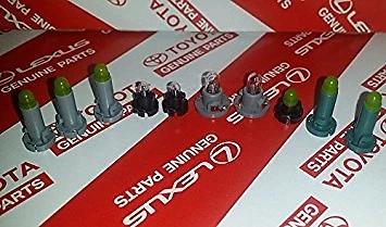 10 Set Genuine Toyota 2003-2009 4Runner LIMD Cooler Control Console Bulbs OEM - Image 1 of 2