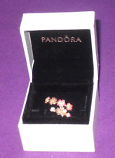 Genuine Pandora Rose Pink Peach Blossom Flower Branch Ring in Gift Box SIZE UK L