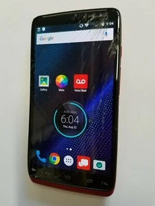 Verizon Unlocked Motorola Droid Turbo Red 32GB Android GSM Smartphone Cellphone - Picture 1 of 6