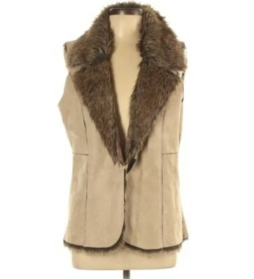 Chaleco de piel de oveja reversible Fever grande nuevo Foto 1 de 2