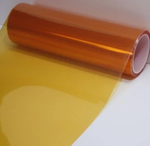 "Rollo de película de superposición de luces antiniebla cola de tinte claro - ámbar naranja - 12"" x 120" - Imagen 1 de 1
