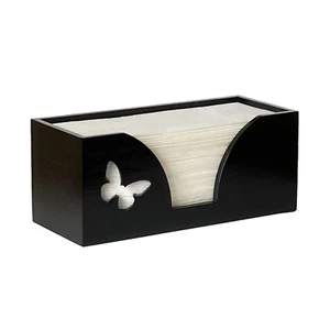 C-fold Paper Towel Holder in Black Bamoo - Picture 1 of 8