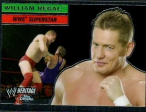 Tarjeta de lucha libre Topps Heritage 2006 cromada de la WWE #53 de William Regal - Imagen 1 de 2