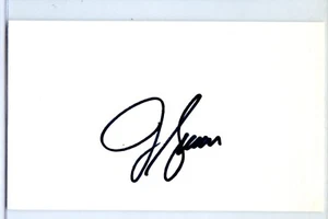 Jeff Sluman signed autographed AUTO 3x5 Index Card "6 PGA Tour Wins" Golf - Picture 1 of 1
