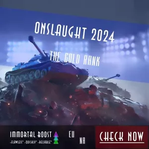 Onslaught | Azure Manticore | Gold Rank | World of Tanks | EU/NA - Bild 1 von 1
