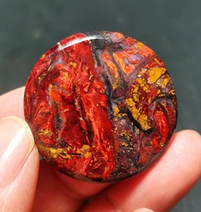 TOP 16,8g natürlicher seltener schöner Namibia " Pietersit" Edelstein Heilung R1420 - Bild 1 von 11