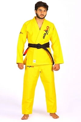 Yellow BJJ Gi for Men - Free Bag & Belt – Premium Gear for Brazilian Jiu-Jitsu - Image 1 of 4