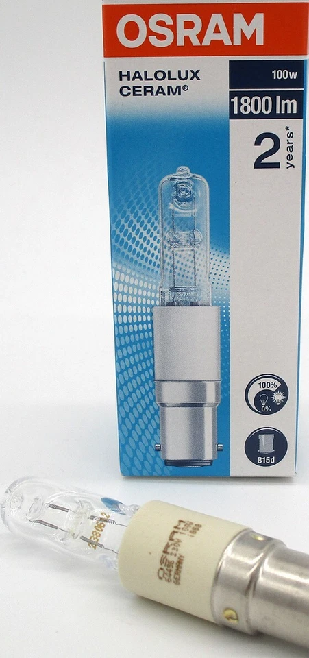 OSRAM 64496 100W B15d  Halogenlampe - Weiß (1393760)