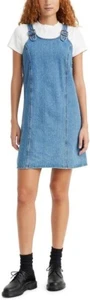 Levi's Women's Alyssa Denim Jumper Indigo Stonewash X-Small - Picture 1 of 2