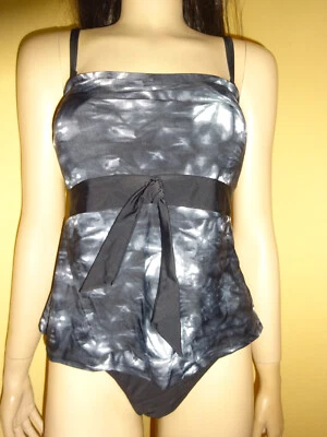 Tankini Bikini 2-teiliger Badeanzug bpc selection bonprix 38, 40, 42 schwarz NEU - Bild 1 von 4