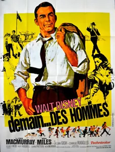 Fred MacMurray Vera Miles Kurt Russell FOLLOW ME BOYS! FRANZÖSISCHES PLAKAT 47x63 von 1966 - Bild 1 von 1