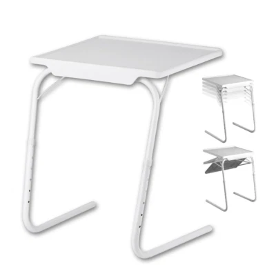 TAVOLO SCRIVANIA PORTA PC REGOLABILE TAVOLINO LETTO DIVANO X BAMBINI DA GIOCO - Immagine 1 di 4