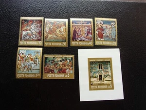 ROUMANIE - timbre yvert/tellier n° 2667/2672 bloc 93 n** MNH (COL5) - Foto 1 di 2