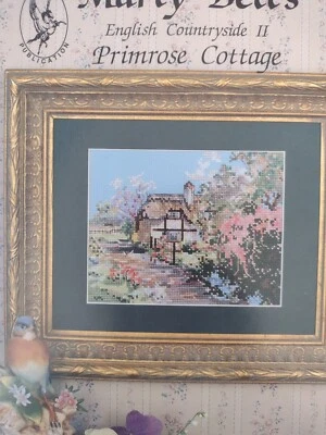 Cross Stitch Pattern "Primrose Cottage" by Marty Bell; Pegasus Publications - Image 1 of 2