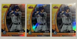 2024 Bowman Chrome Kevin Parada Mets Arizona Fall League Refractor Lot 3x AFLS-5 - Bild 1 von 1