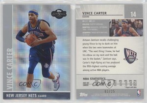 2008-09 Topps Co-Signers Silver Hyper /25 Vince Carter #14