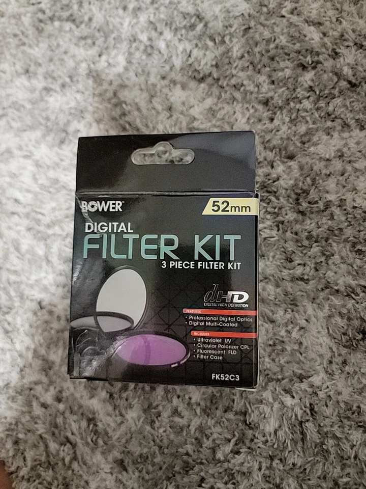 Bower Digital FK52C3 Digital Multi-Coated UV CPL FLD 3 Pieces Filter Kit 52mm - Image 1 of 1