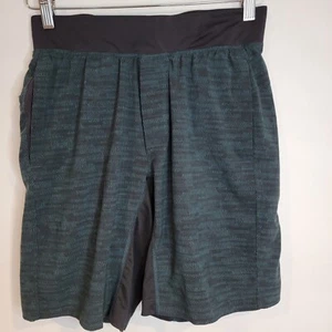 Lululemon T.H.E. Short Luxtreme Liner 9" Amplified Dark Emerald Black S M7Y24S - Picture 1 of 8