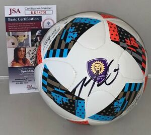Dom Dwyer signed Orlando City SC mini Logo Soccer Ball MLS autographed JSA