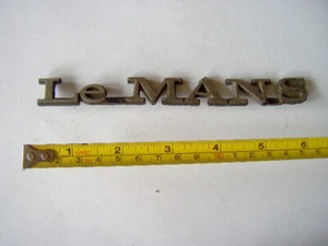 LE MANS EMBLEM OEM SILVER METAL - Bild 1 von 1