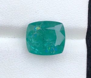 8.35 Ct Natural Faceted Cut Greenish Blue Tourmaline gemstone From Afghanistan - Picture 1 of 16