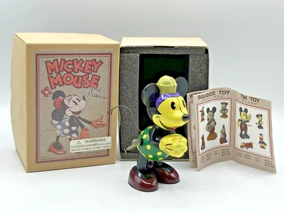 Minnie Mouse Schylling Retro Toy 5" Tall Wind Up Hopping Figure w Box - Image 1 of 4